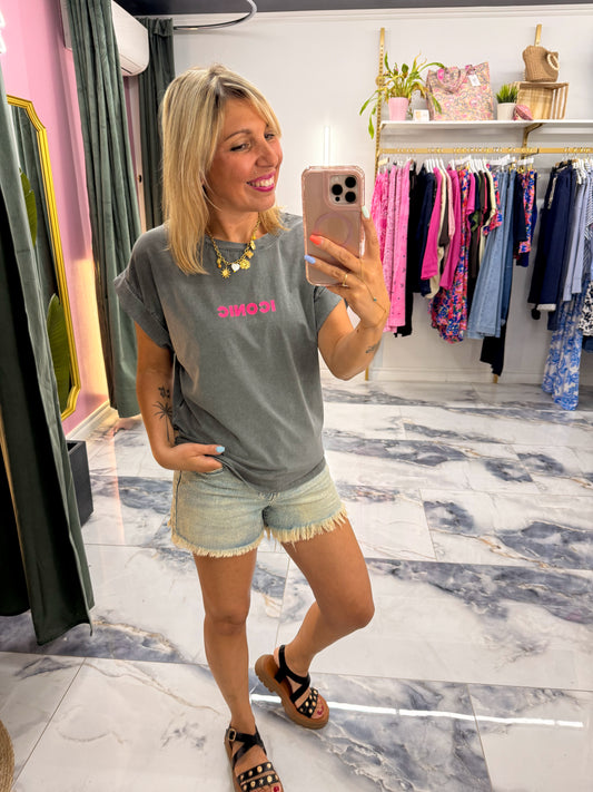 T-shirt ICONIC Gris