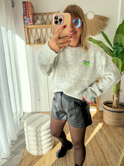 Pull VINTAGE Gris