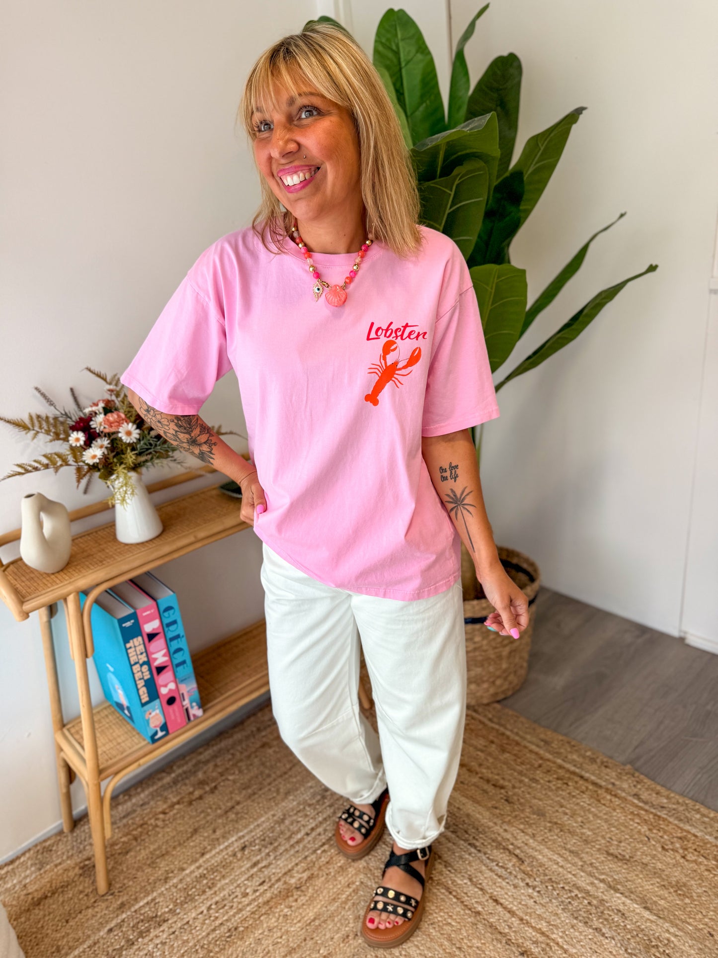 T-shirt LOBSTER rose