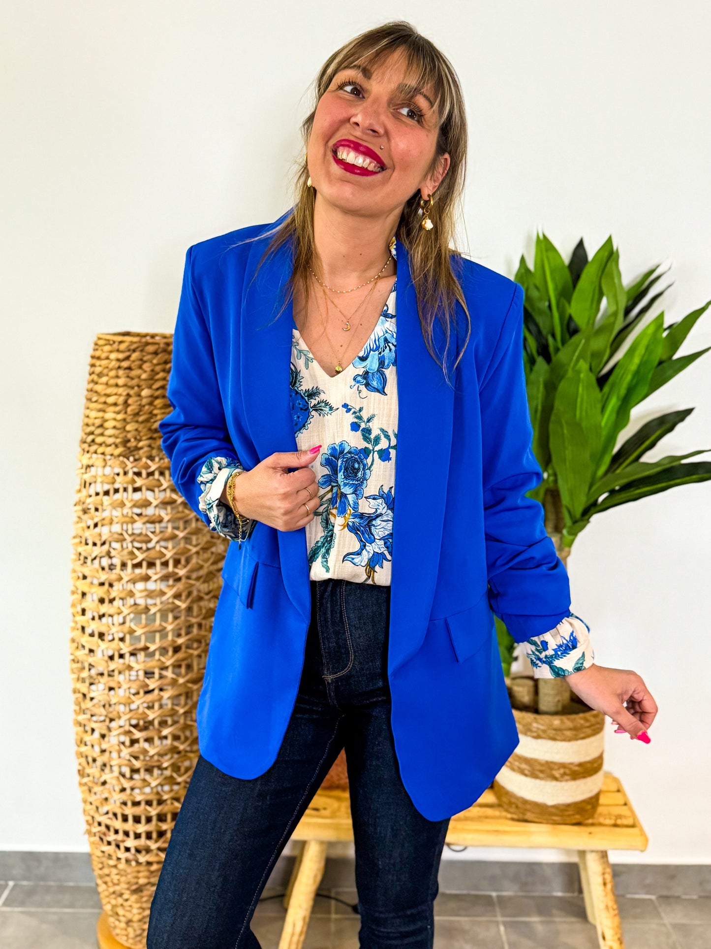 Blazer ELIA bleu électrique