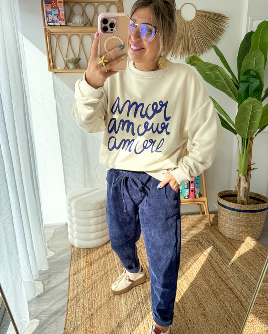 Jogging SELMA bleu marine