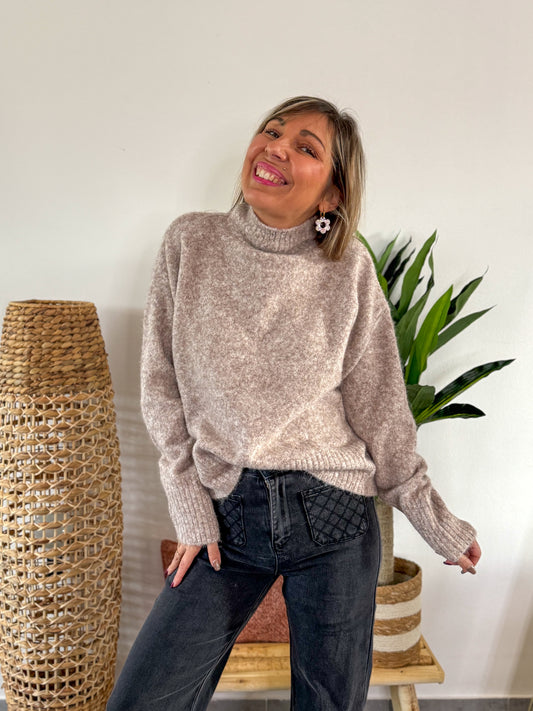 Pull MISTRAL taupe