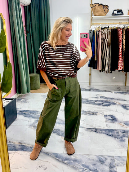 Pantalon ROMY kaki