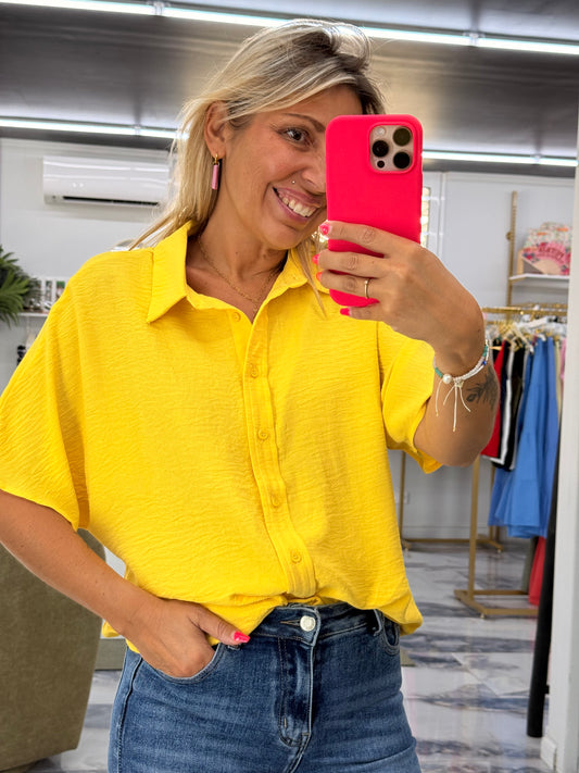 Chemise CALY jaune