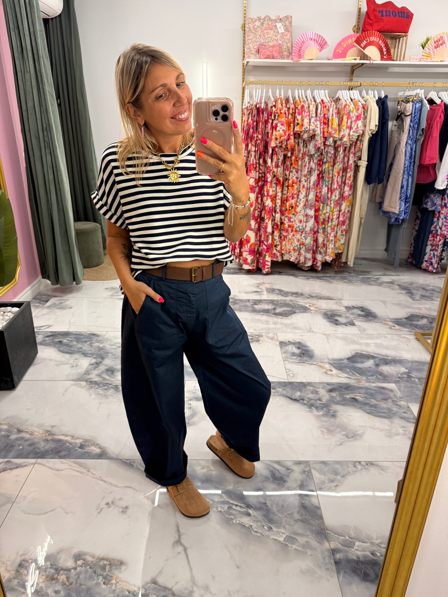 Pantalon ROMA Bleu marine