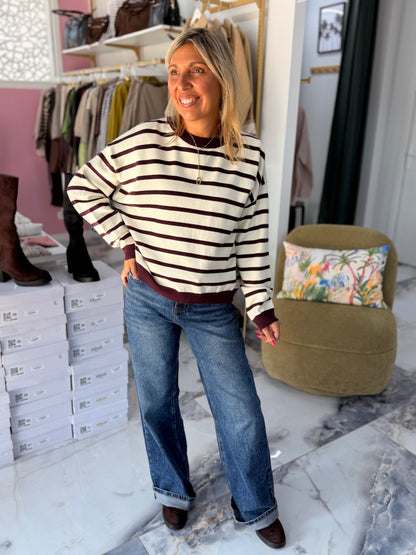 Pull CASSANDRE Bordeaux