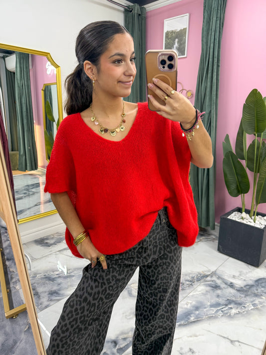 Pull ENZO rouge