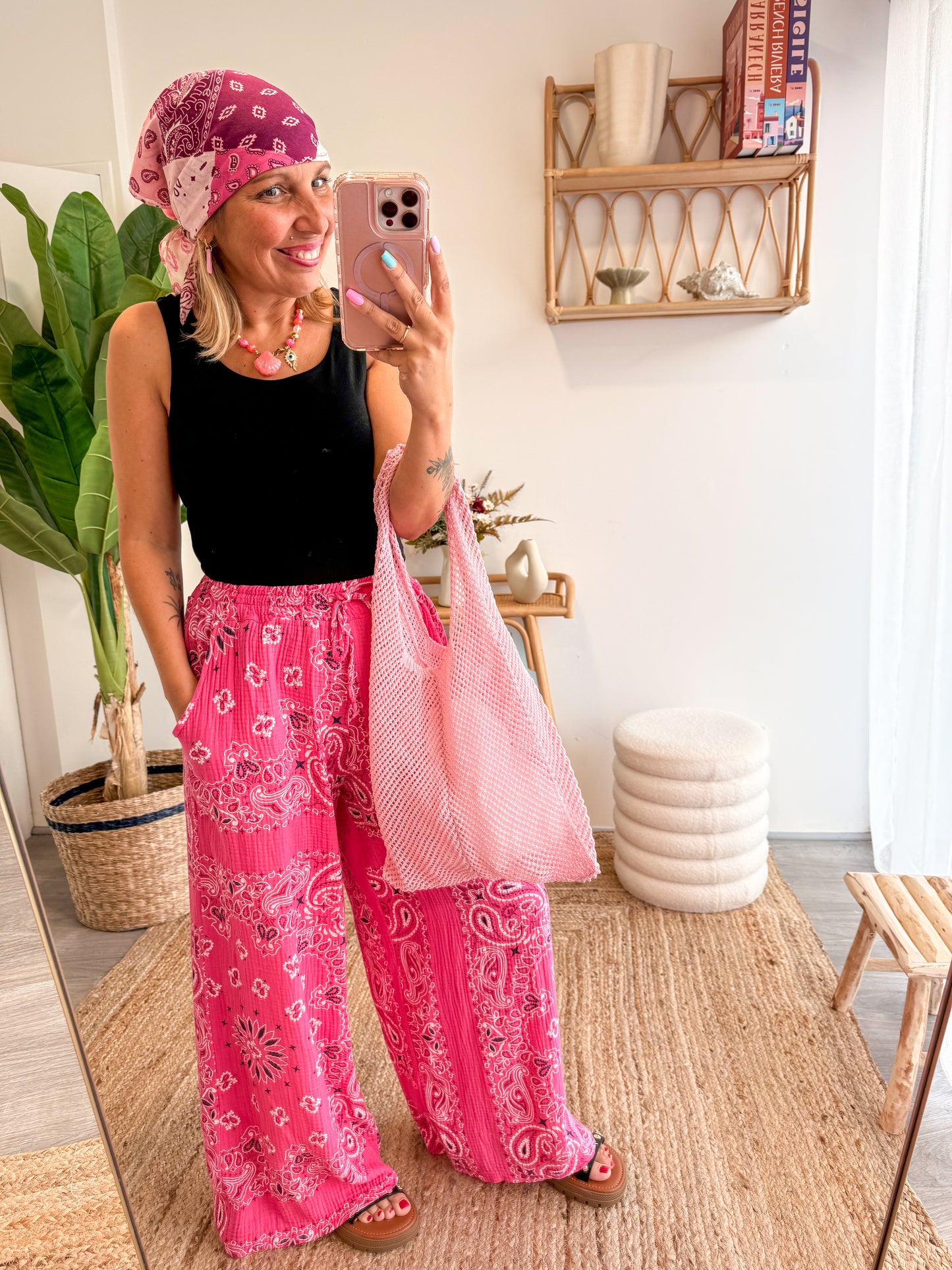 Sac FILET rose