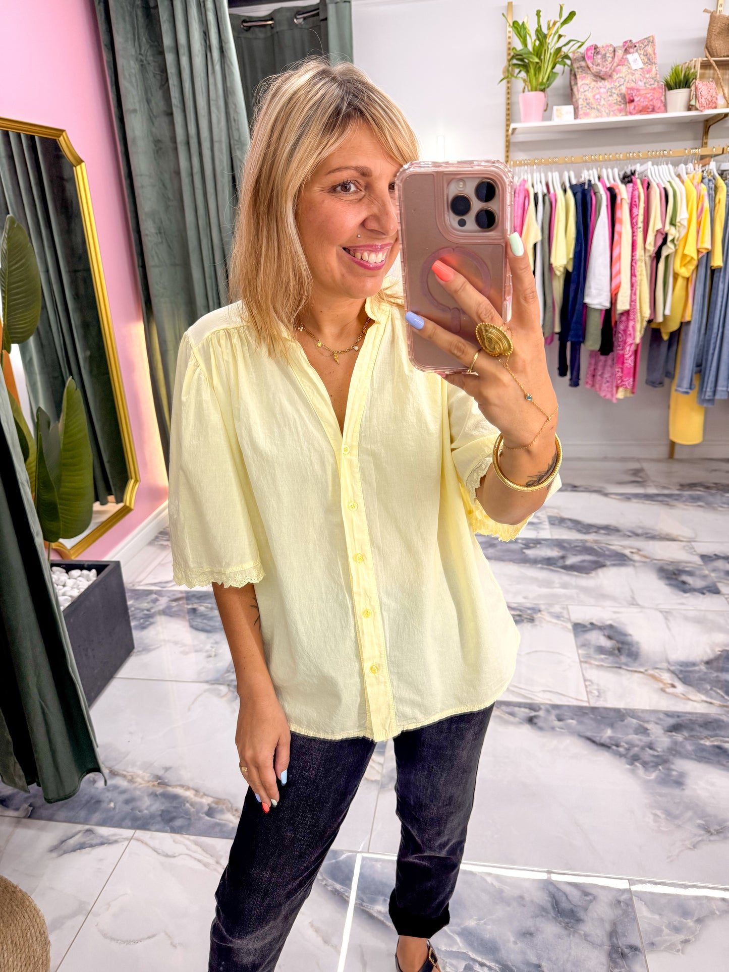 Blouse NORA jaune
