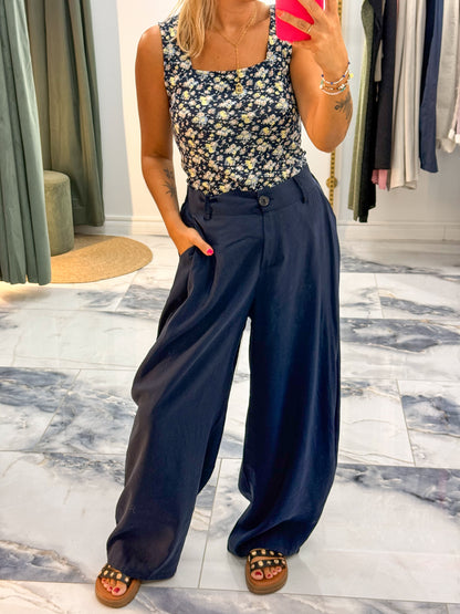 Pantalon BIARRITZ bleu marine