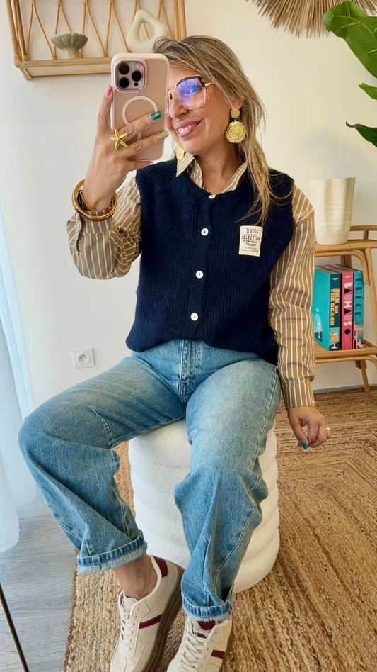 Gilet ÉMILIE Marine