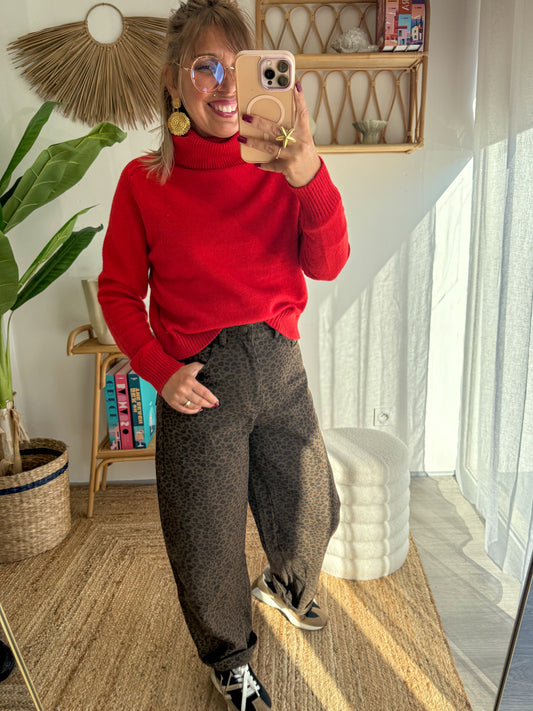 Pull AZALEE Rouge