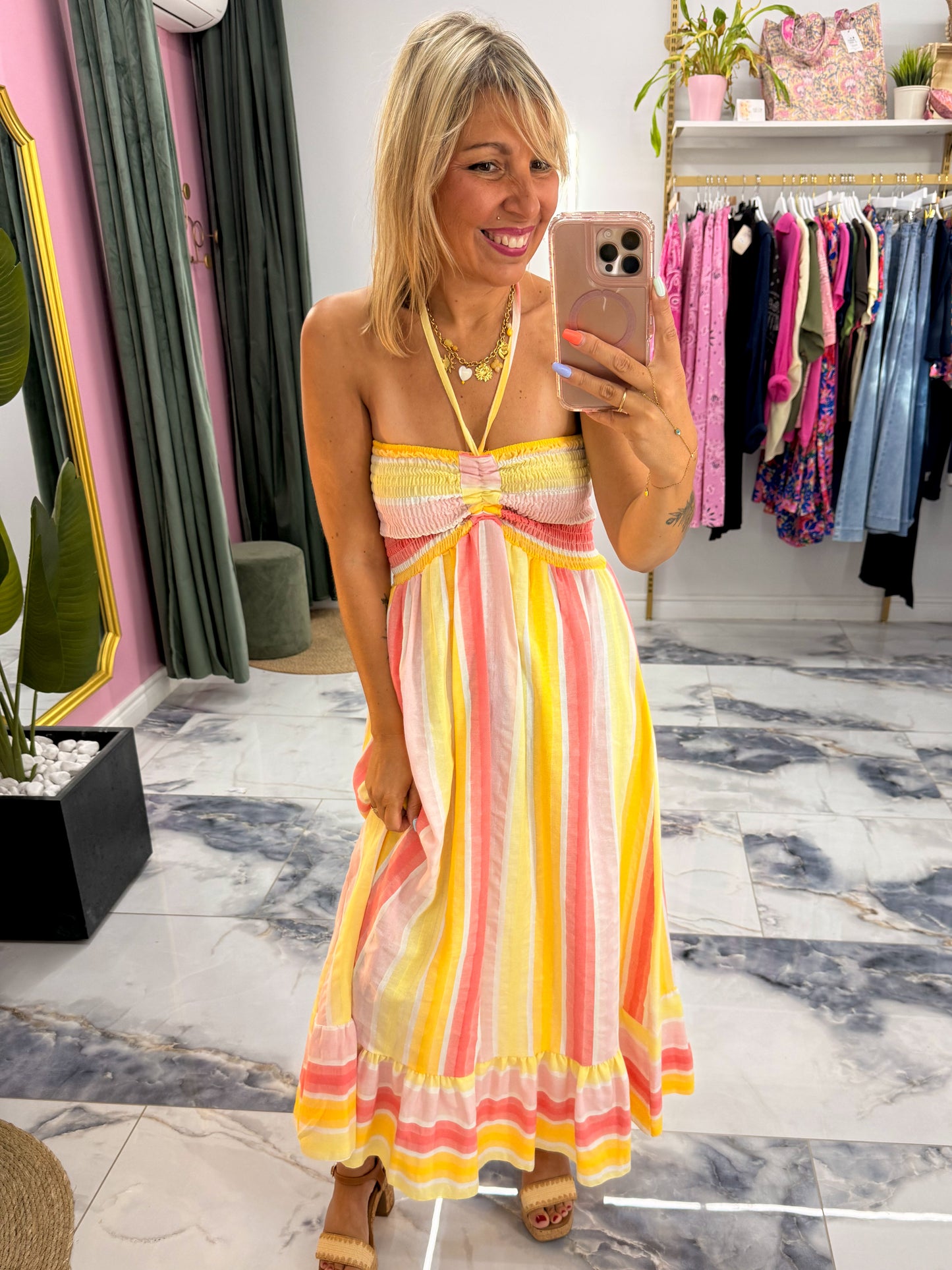 Robe MIMIZAN jaune