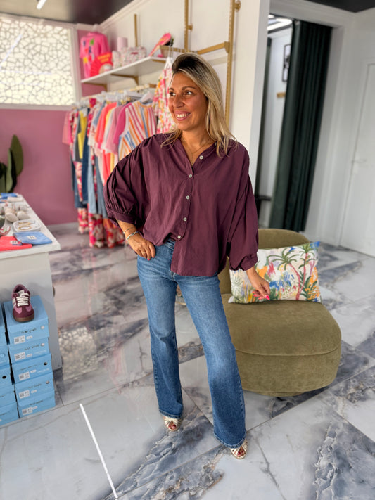 Blouse ELINA prune
