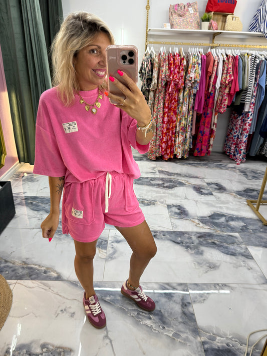 T-Shirt ÉPONGE rose