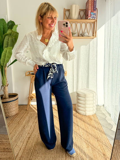 Pantalon PAULA bleu marine