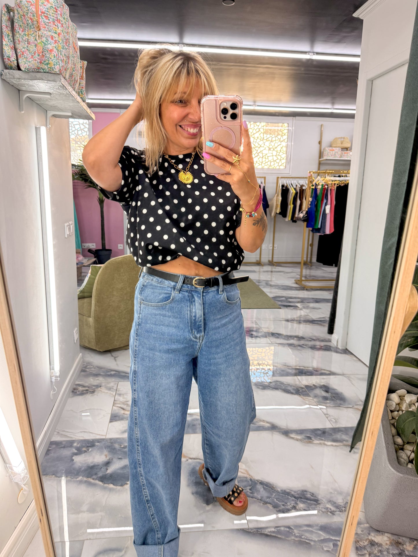 T-shirt BERRYL noir