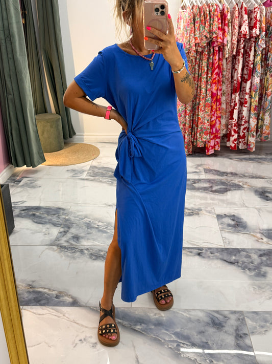 Robe MILANO bleu électrique
