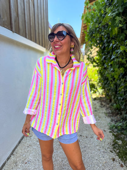 Chemise RAINBOW jaune