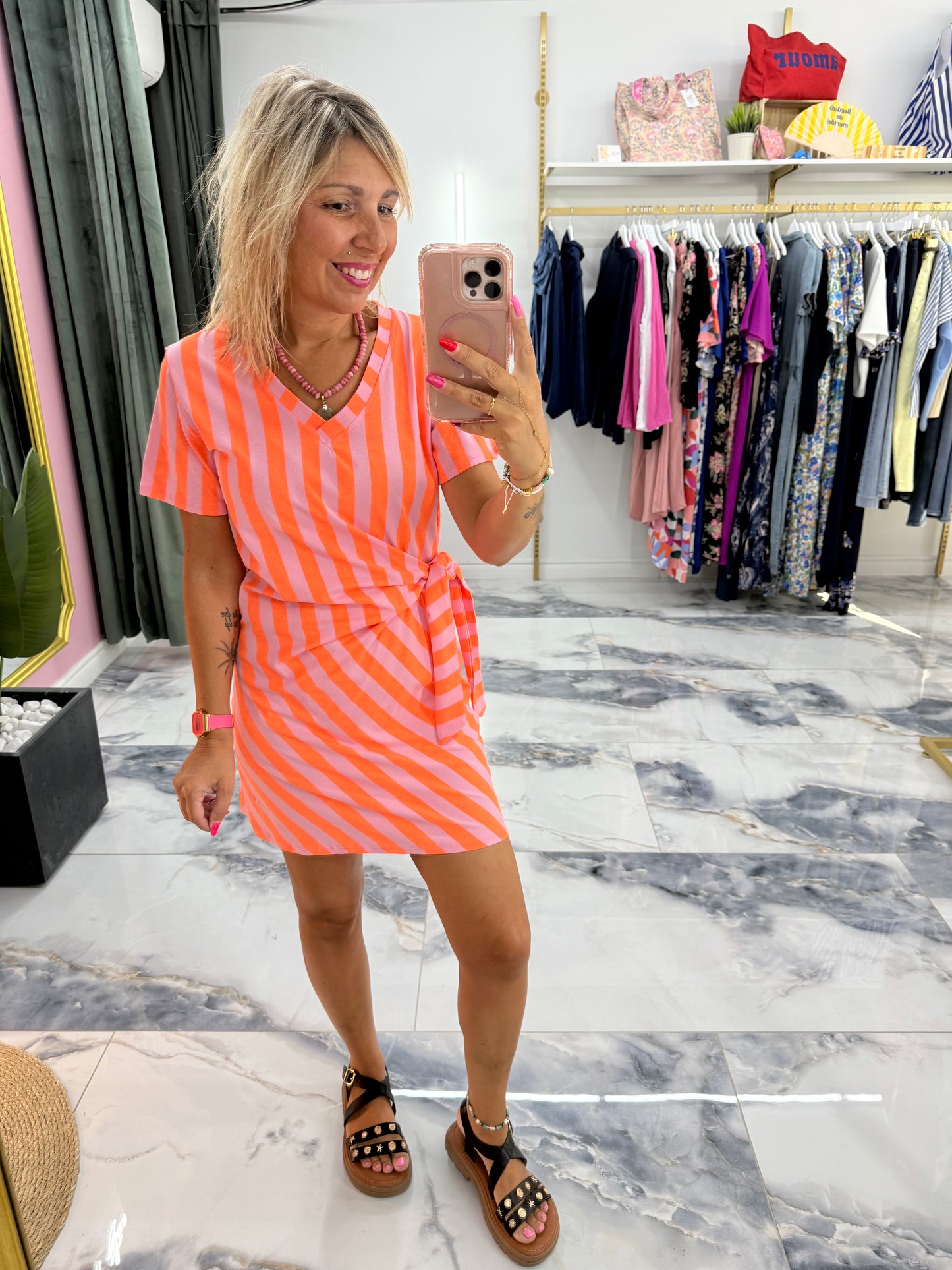 Robe courte MALAGA Parme