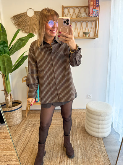Chemise NOA Choco