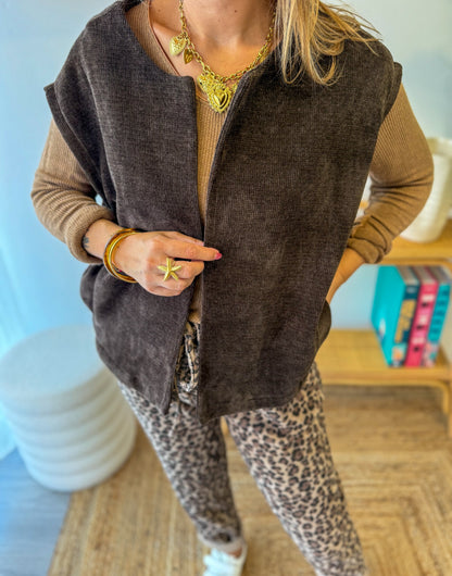 Gilet KAIA choco