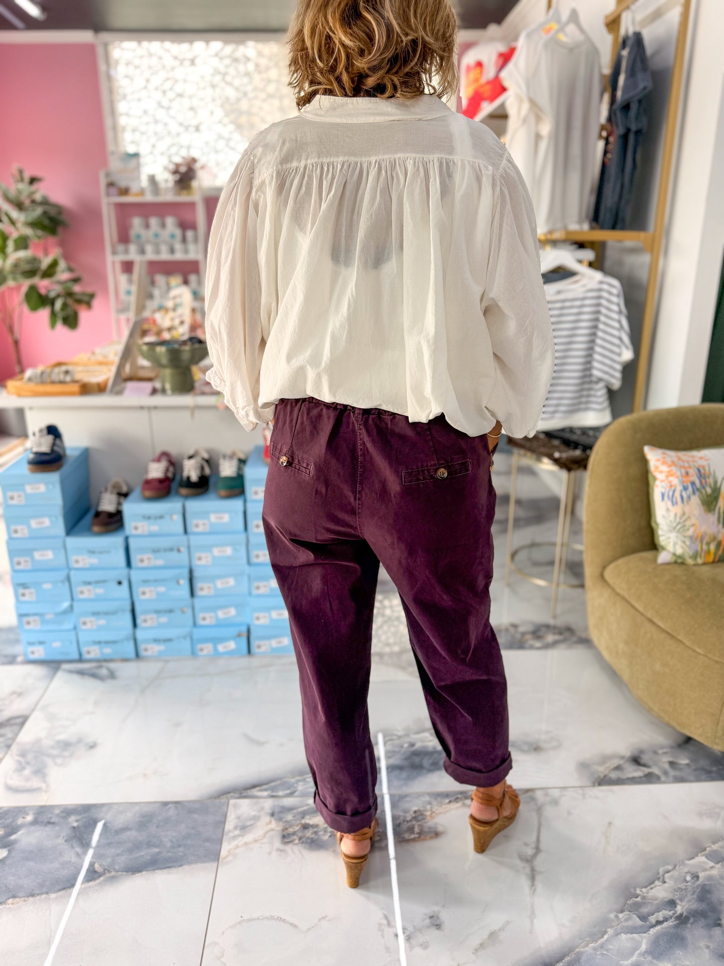 Pantalon JUNE prune