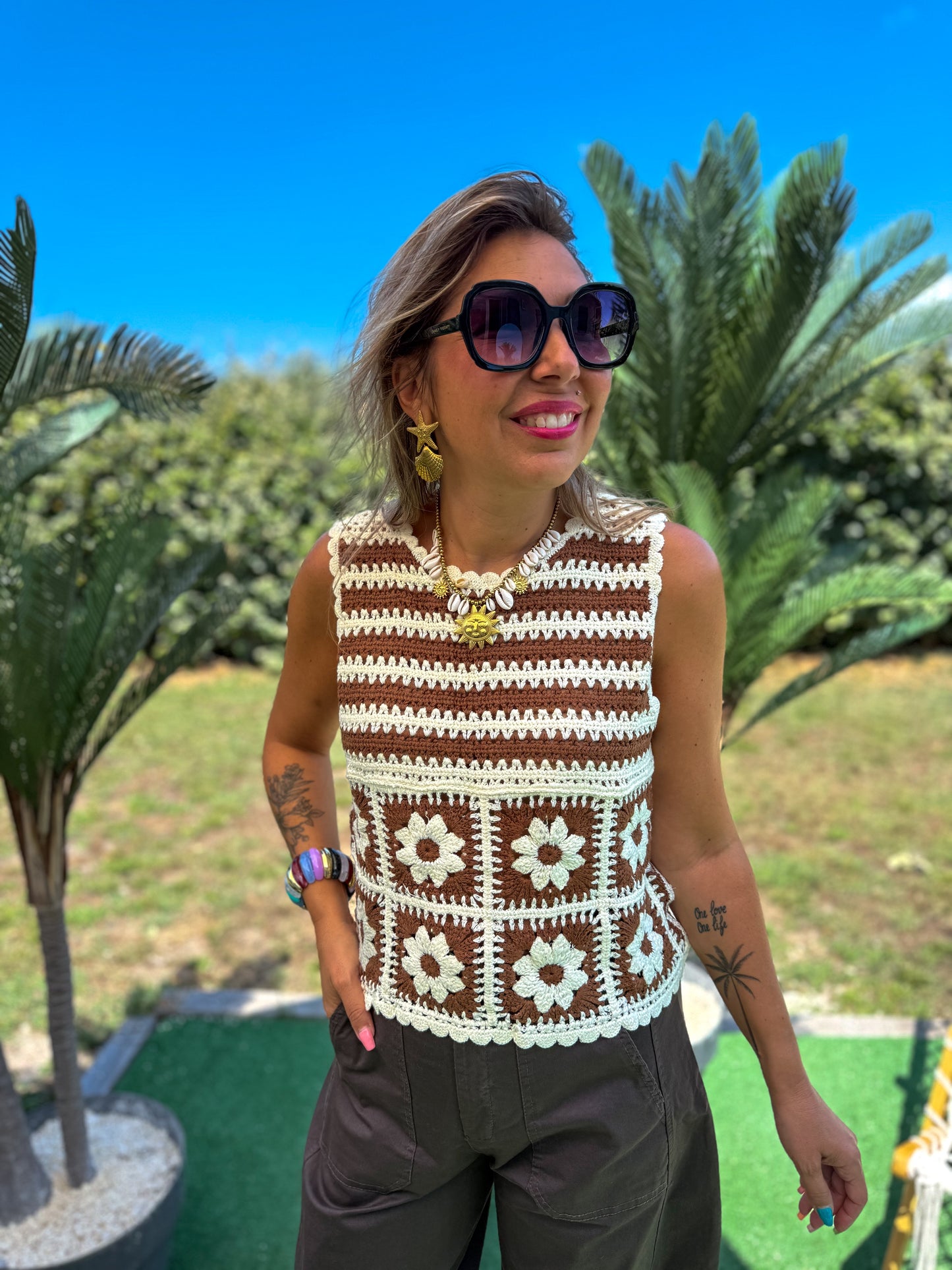 Top crochet AMARA