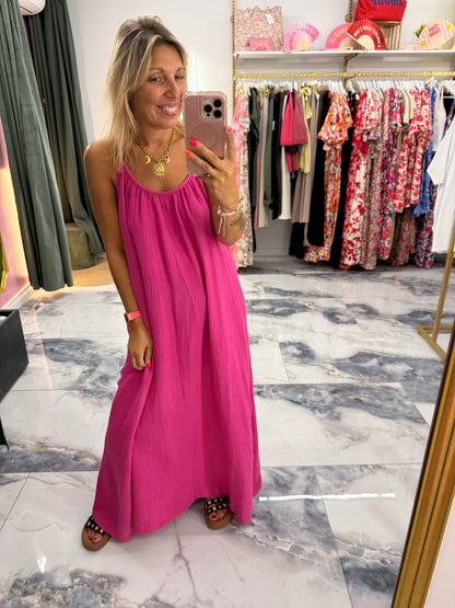 Robe AMALIA fushia