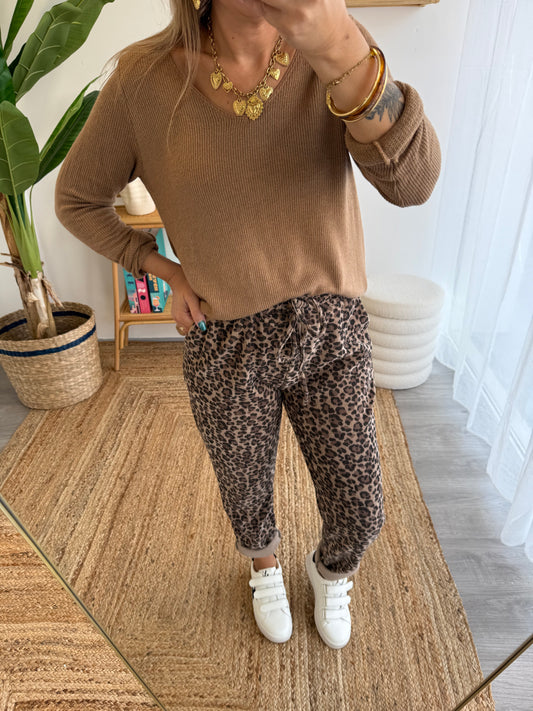 Jogging LÉO camel