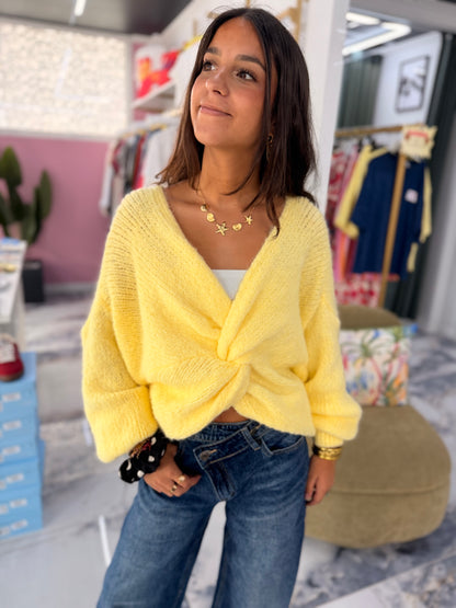 Pull TWIST jaune