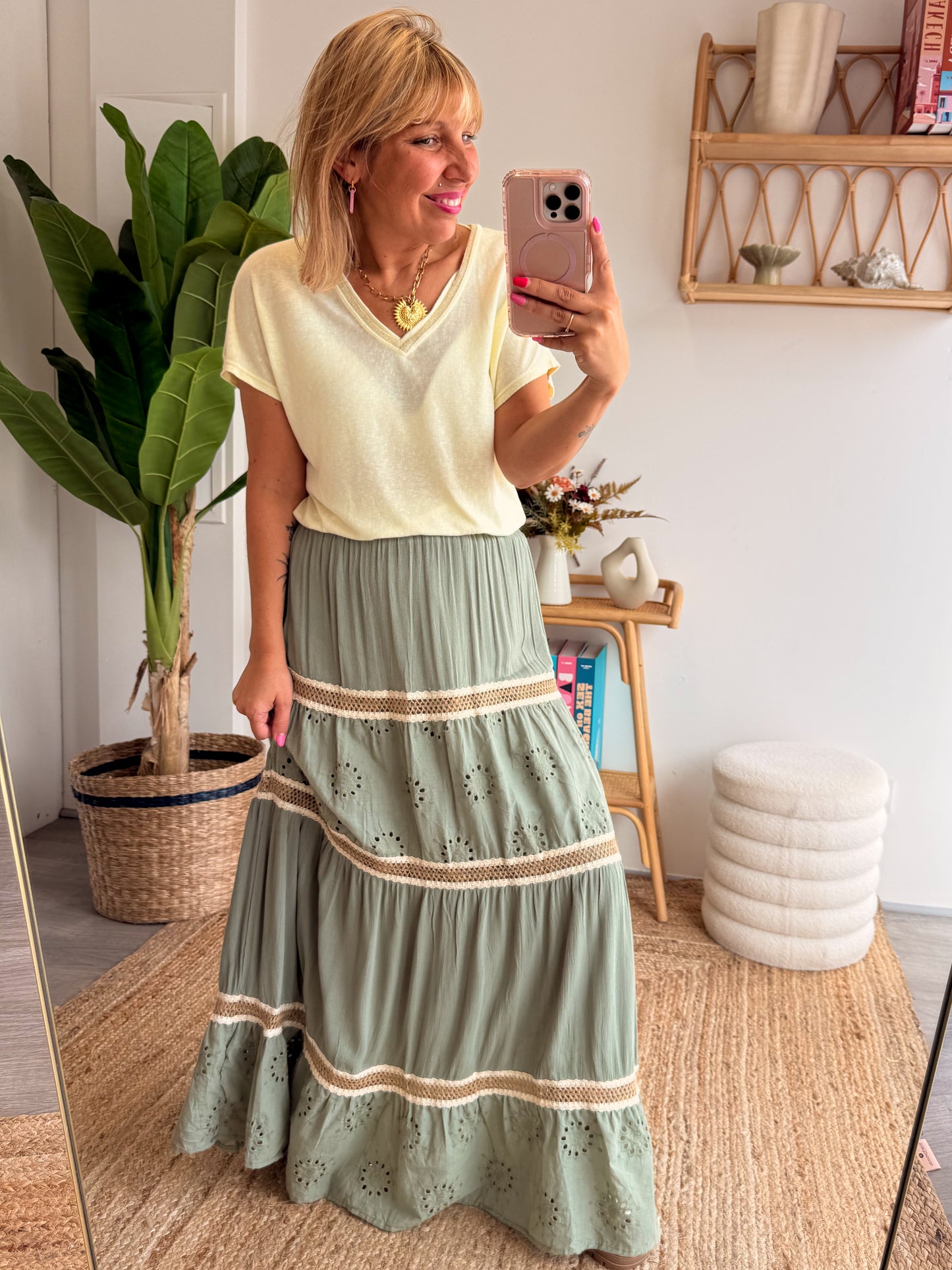 Jupe BELLA Kaki
