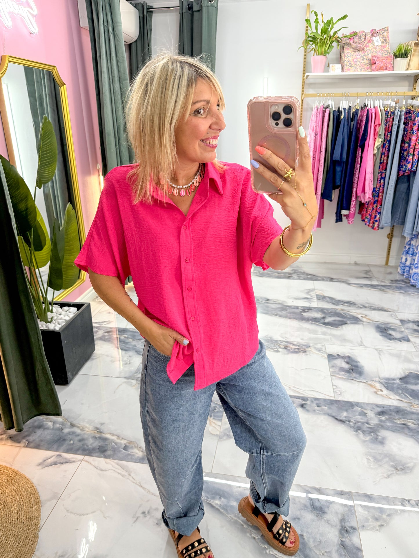 Chemise CALY Fushia