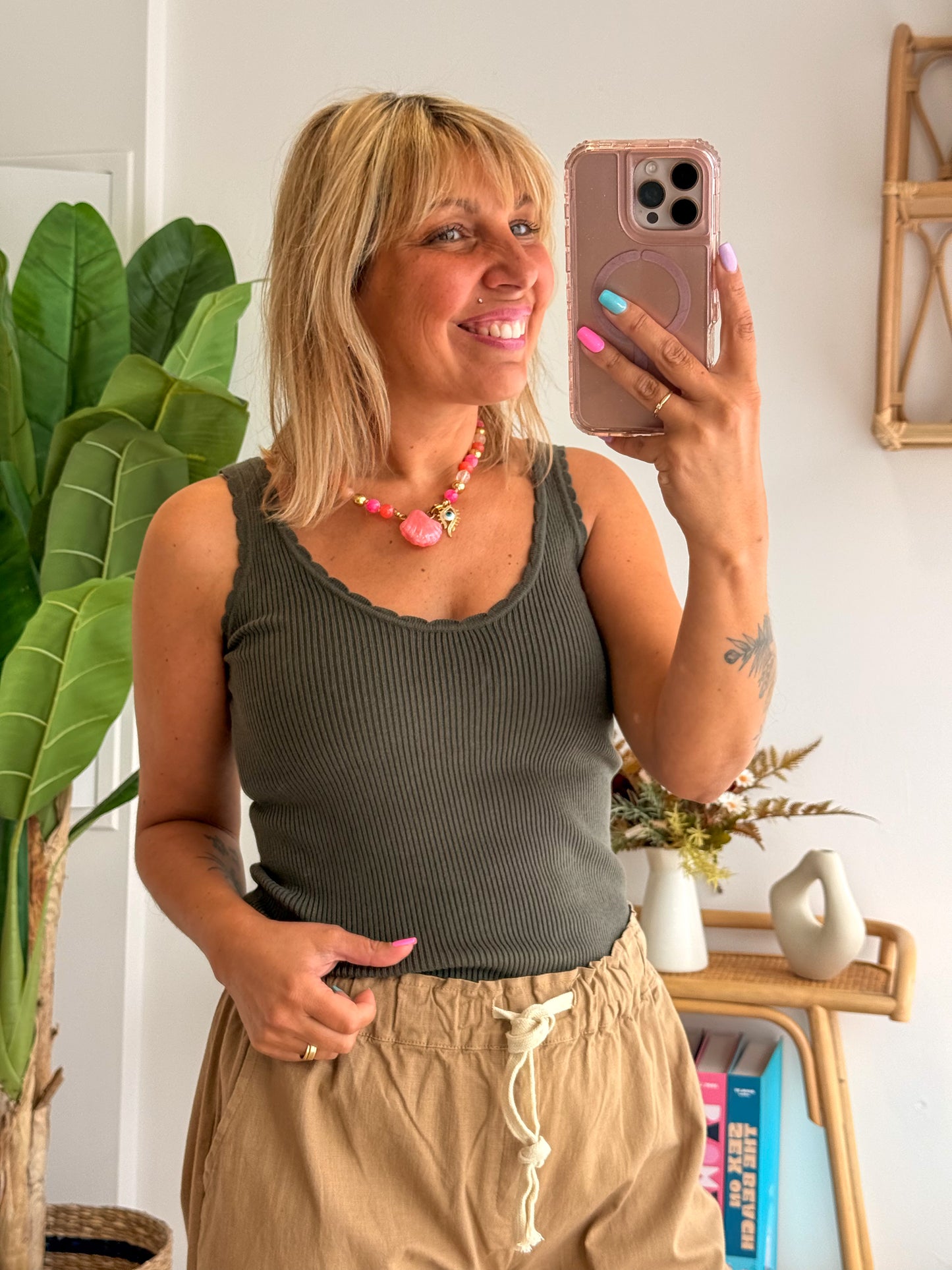 Débardeur ANNICK kaki
