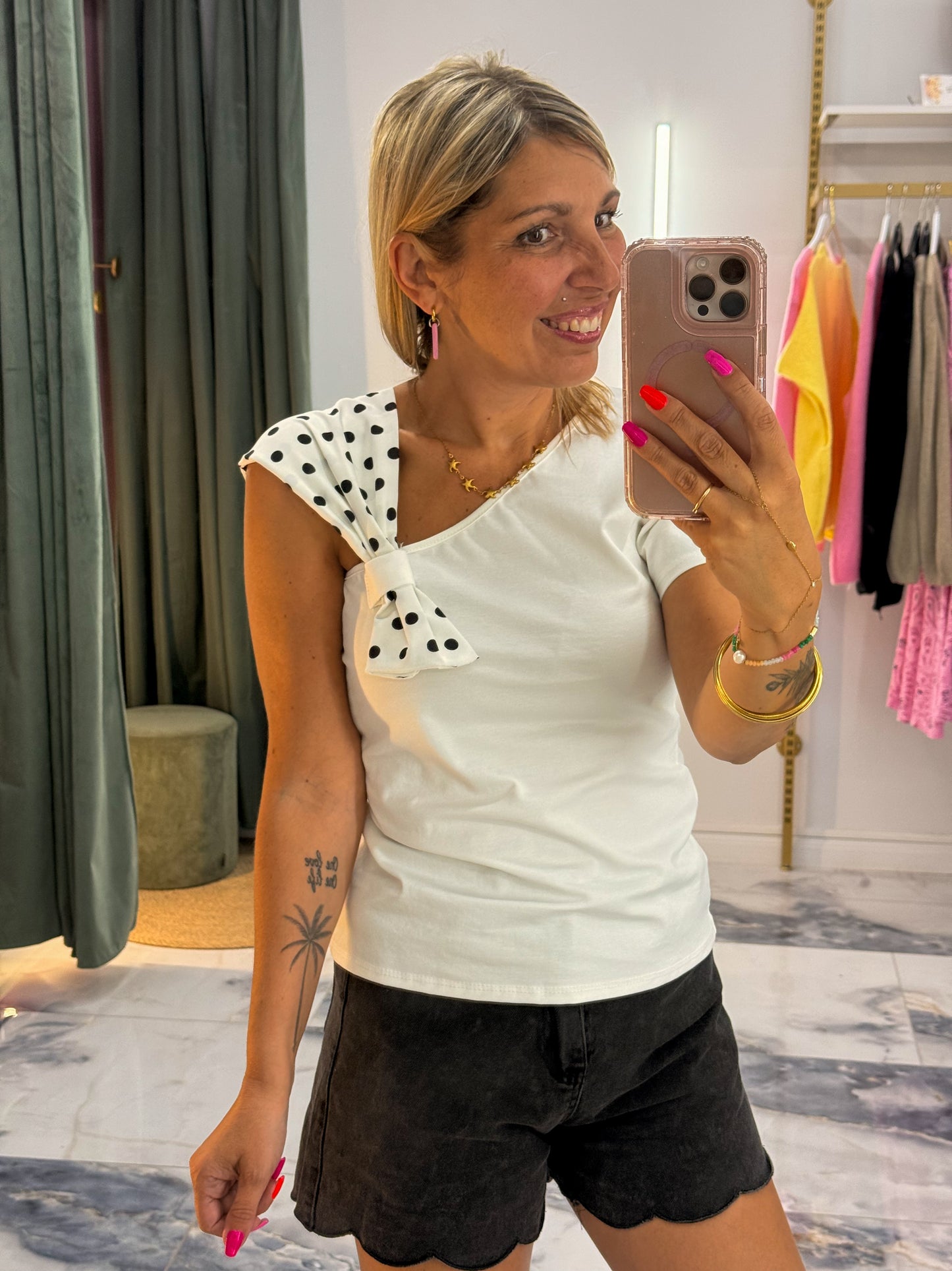 Top JOSEPHINE blanc