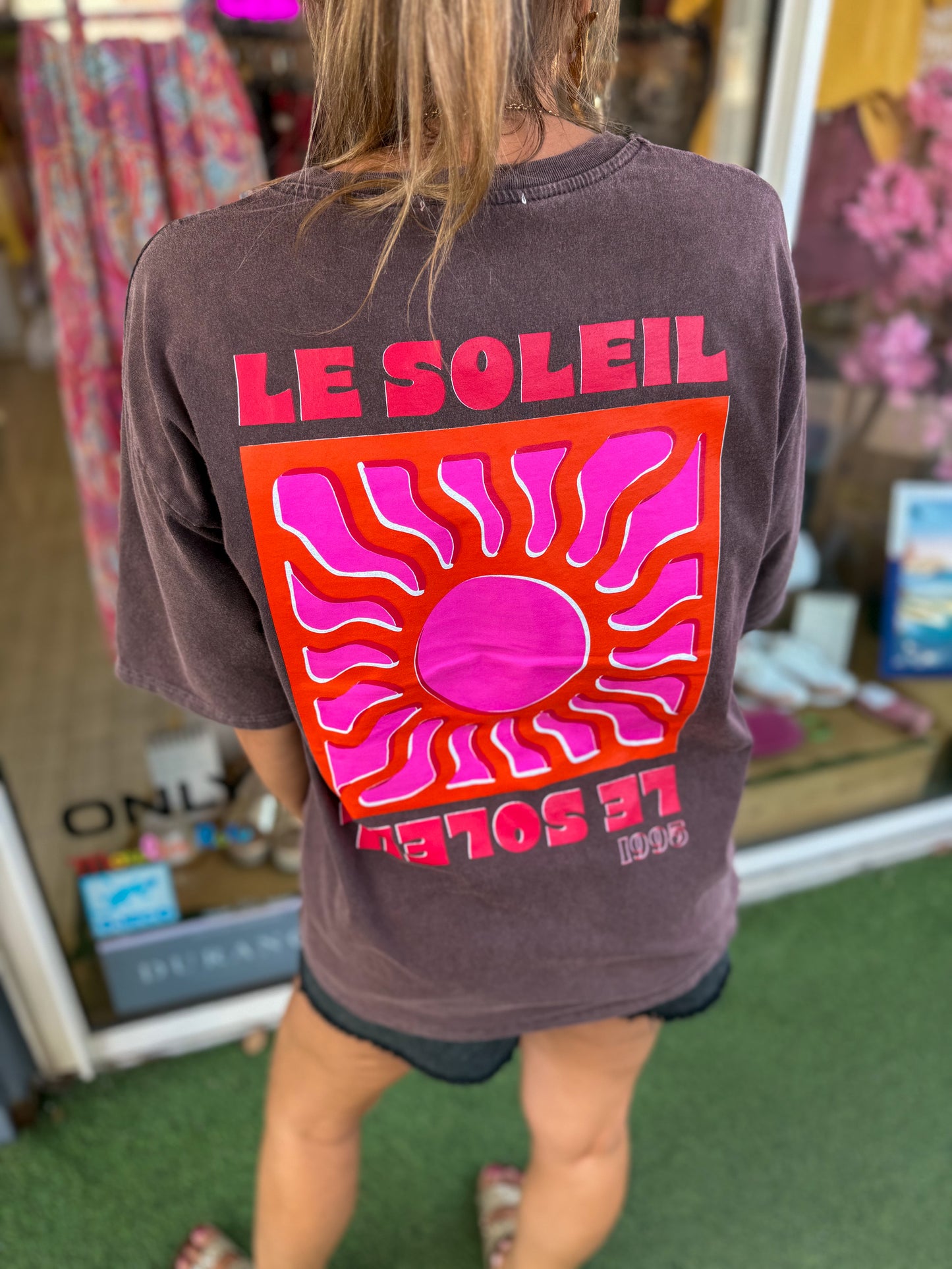 T-shirt SOLEIL choco
