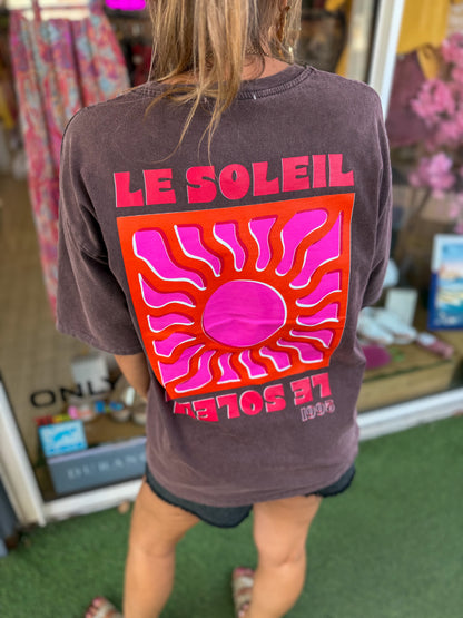 T-shirt SOLEIL choco