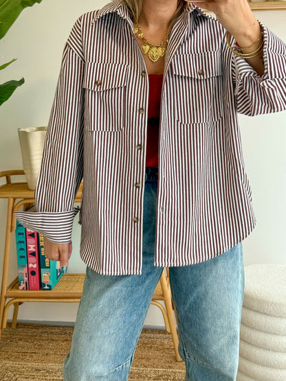Veste / Chemise ADELE Café