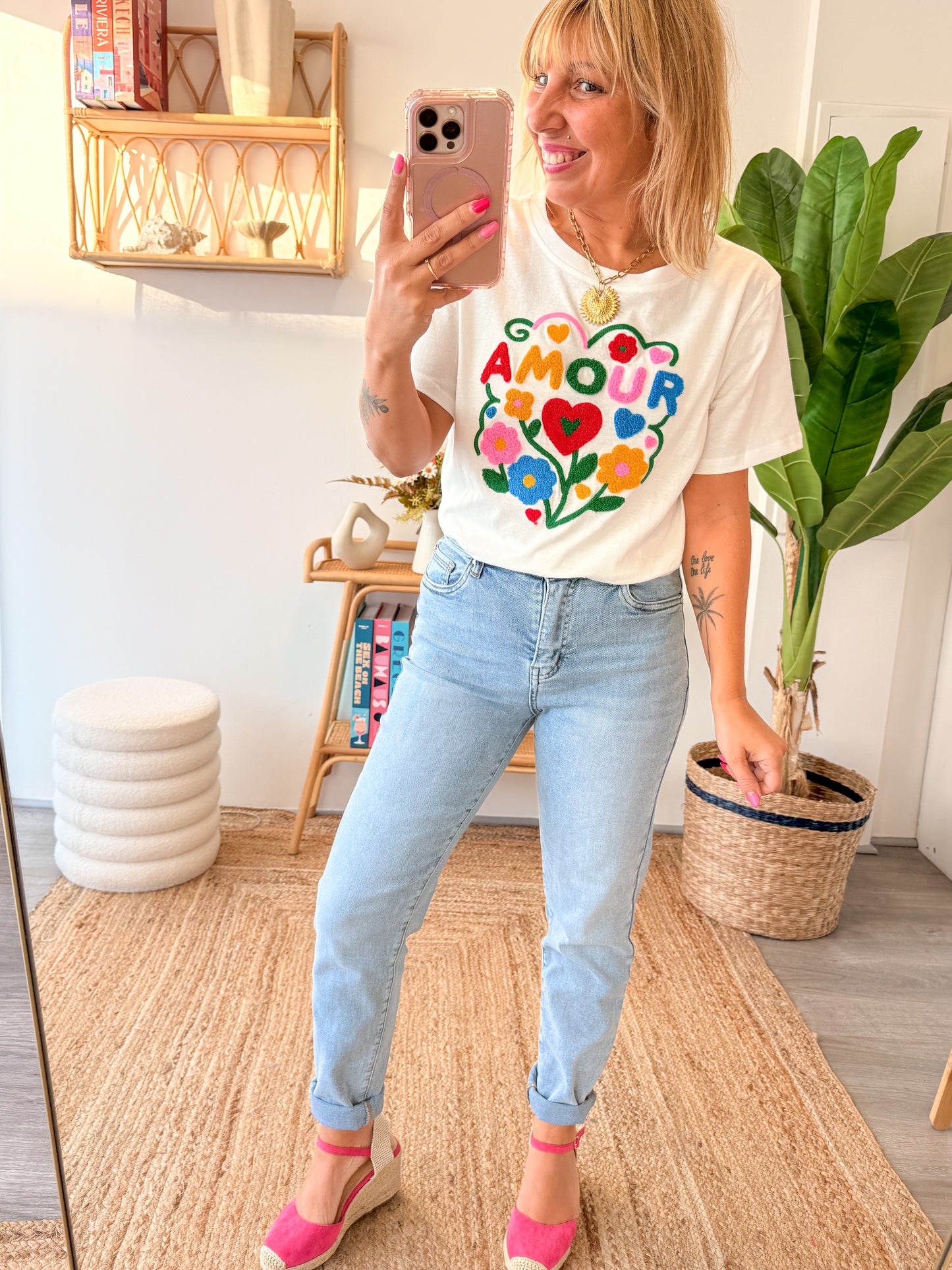 T-Shirt AMOUR Blanc