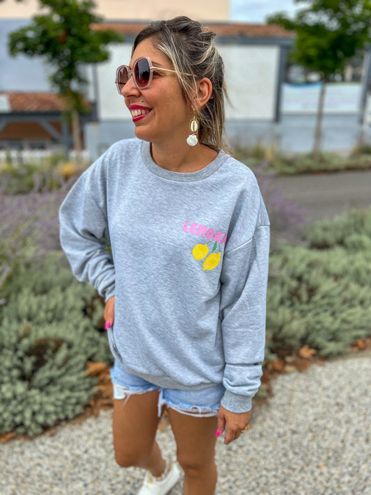 LEMONADE 🍋 Sweat gris