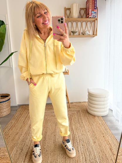 Pantajogg SUEDINE jaune