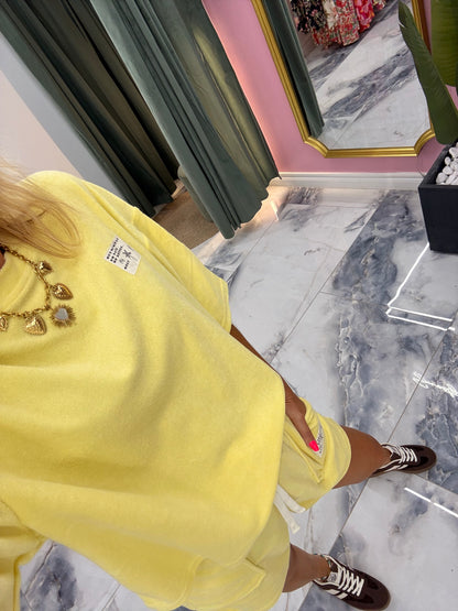 T-Shirt  ÉPONGE jaune