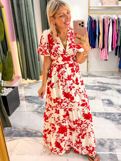 Robe FRESCA rouge