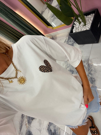 Tee shirt AMOUR Léopard