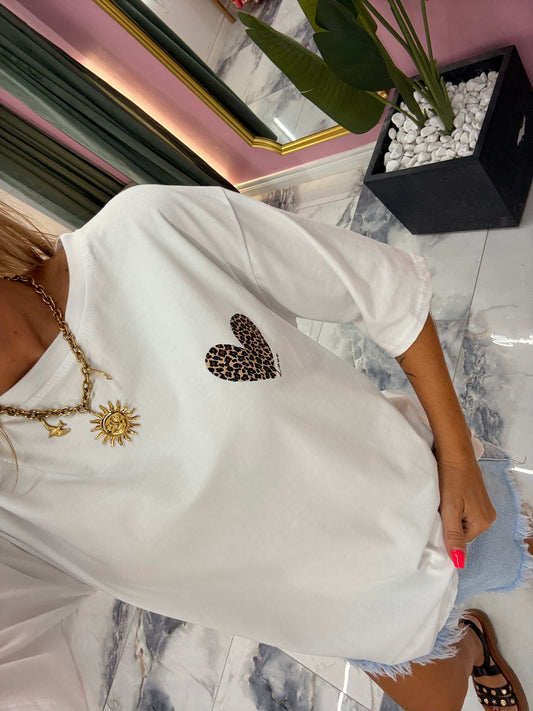 Tee shirt AMOUR Léopard