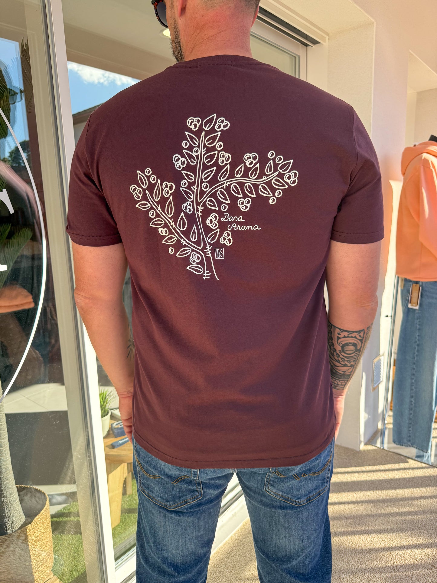 T-shirt KATXI BASA ARANA Bordeaux
