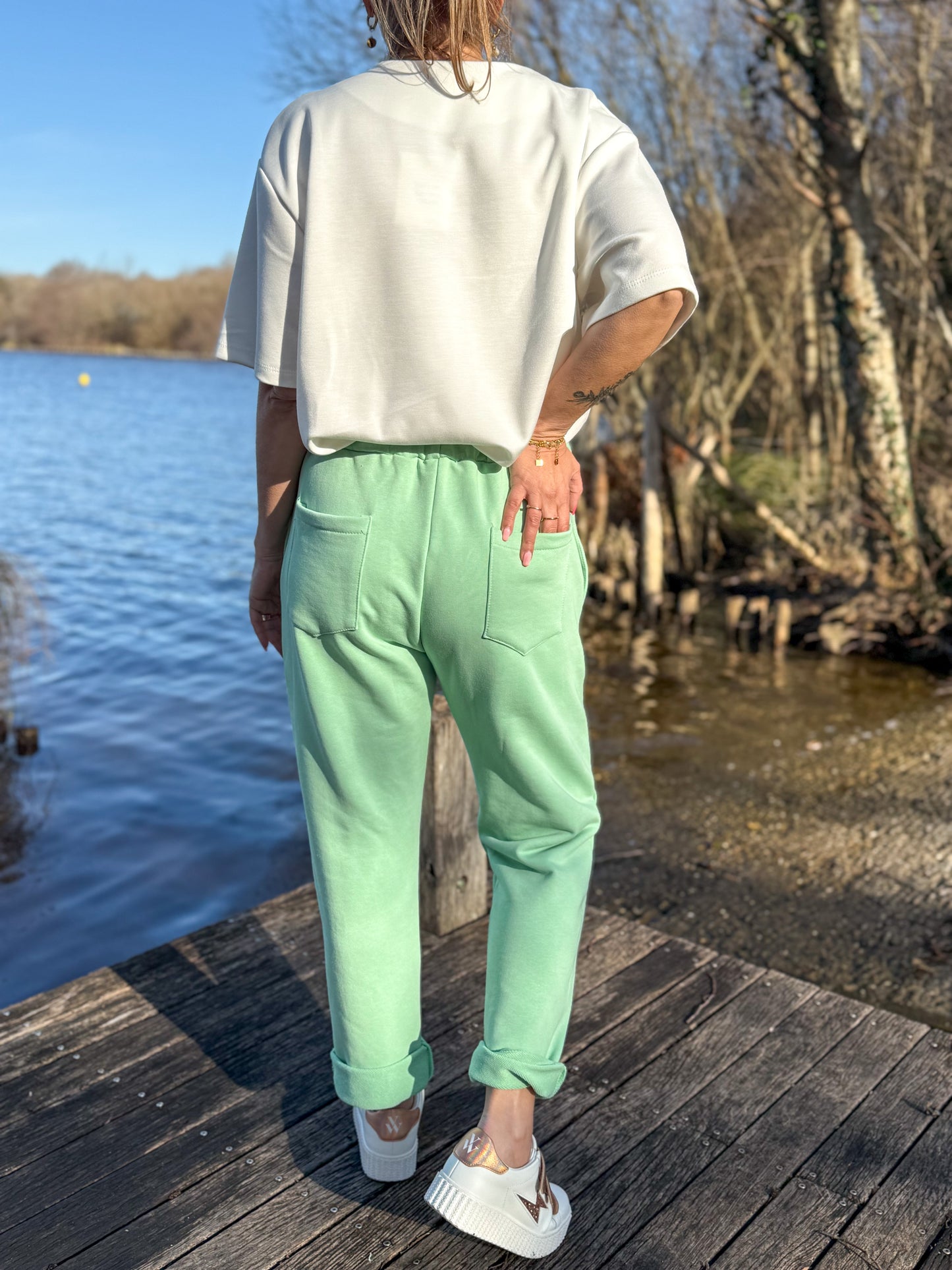 Jogger JADE vert menthe