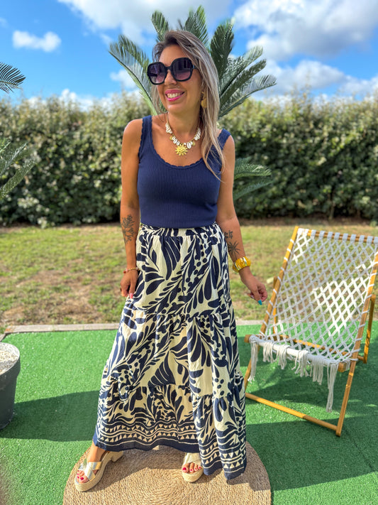 Jupe SERENA bleu marine