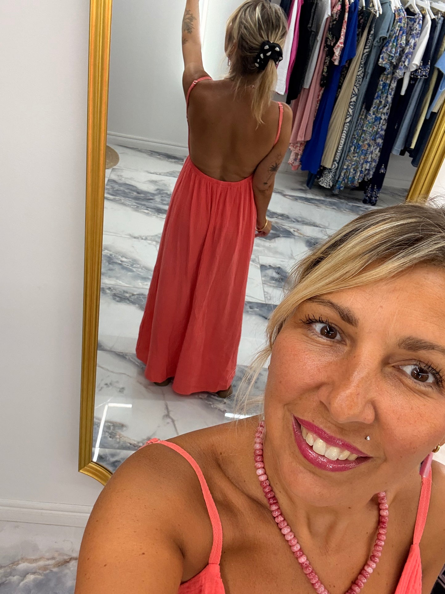 Robe ESMERALDA corail
