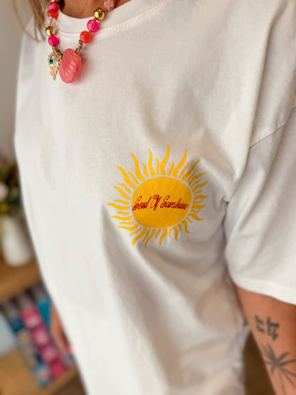 T-shirt WEST COAST blanc